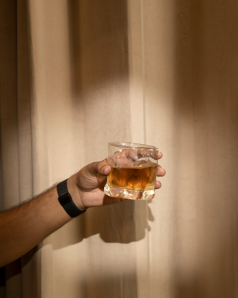 MOLTEN WHISKEY GLASSES