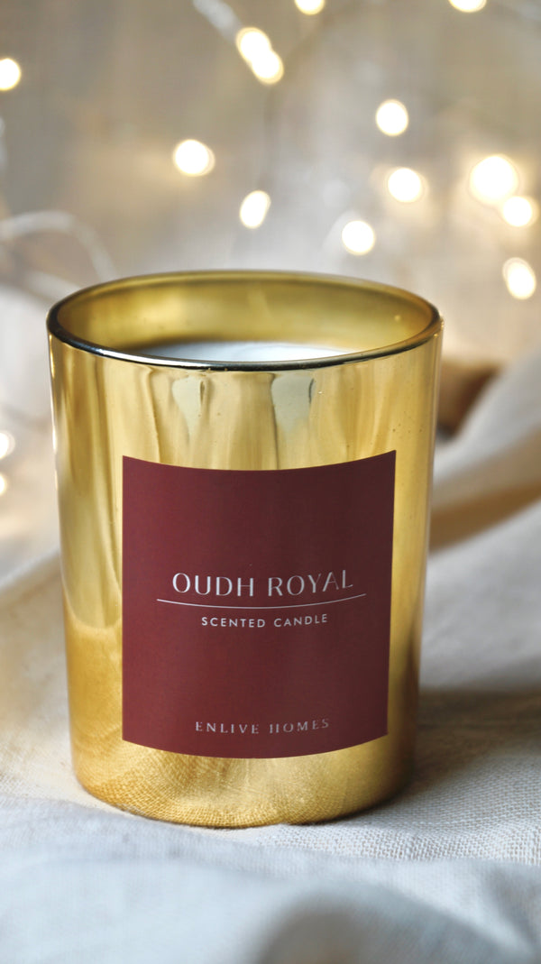 GOLDEN JAR SINGLE WICK CANDLE