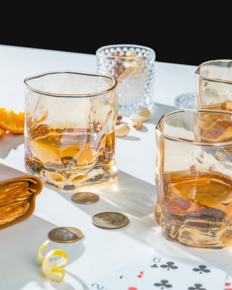 MOLTEN WHISKEY GLASSES