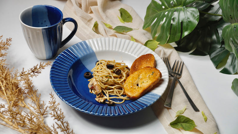 MORNING BLUES SNACK PLATES