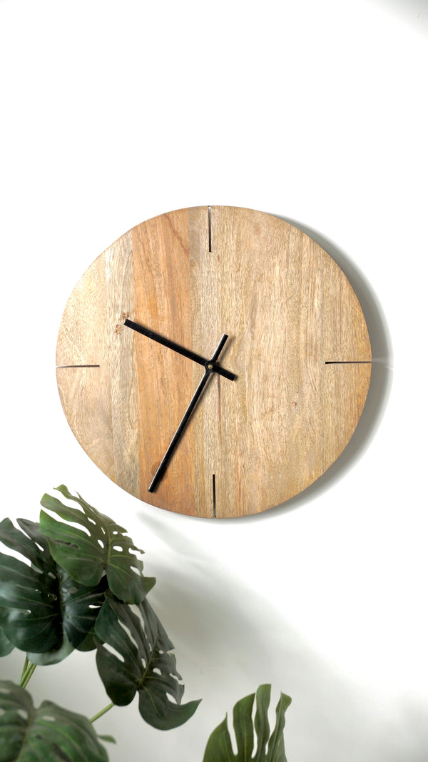 WOODEN WALL CLOCK